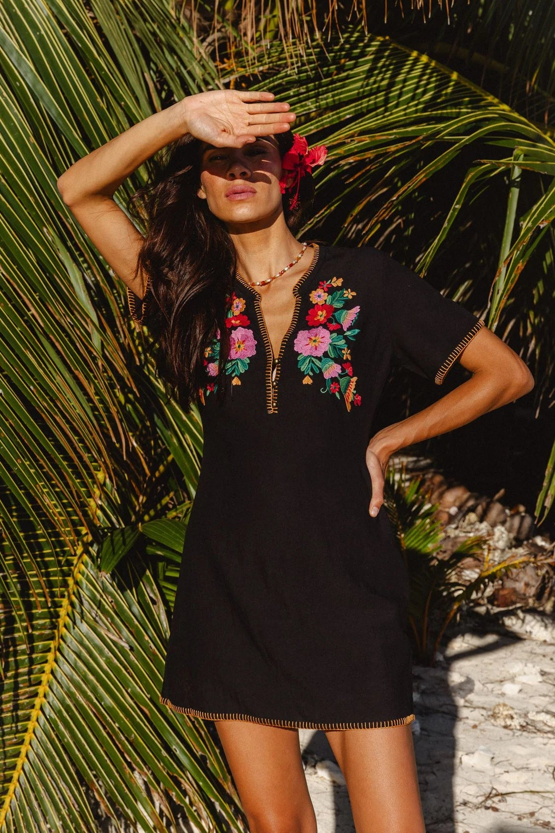 boho dresses Bobbi Mini Dress - Noche Tree Type:Decor Package Only Casual | Meaning of Ukrainian heritage clothing has red date night