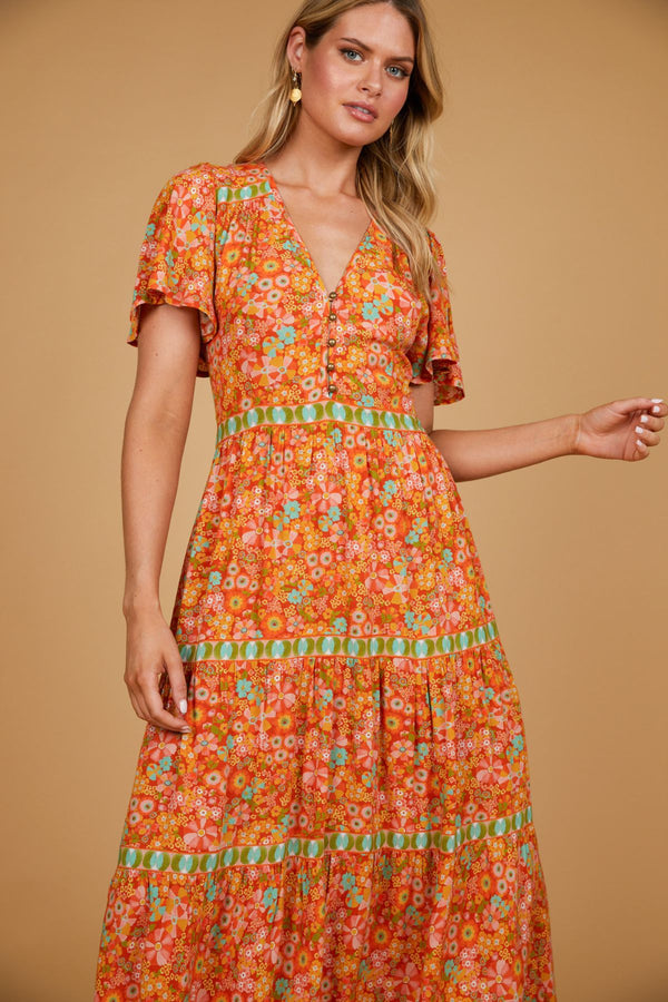 Vestido midi de fiesta - Verano