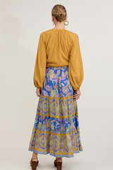 Evie Skirt - Electric Indigo