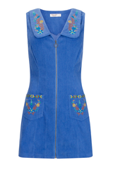 Arrow Mini Dress - Cornflower