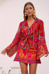 Maree Blouse - Ruby Rhapsody