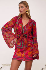 Maree Blouse - Ruby Rhapsody