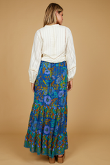 Evie Maxi Skirt - Lagoon