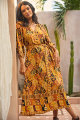 Montana Midi Dress - Desert Night