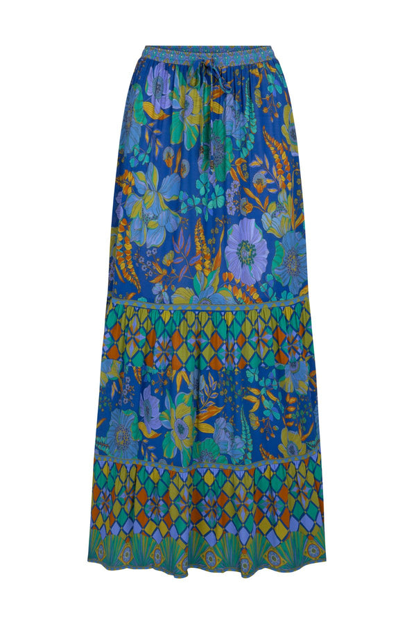 Evie Maxi Skirt - Lagoon