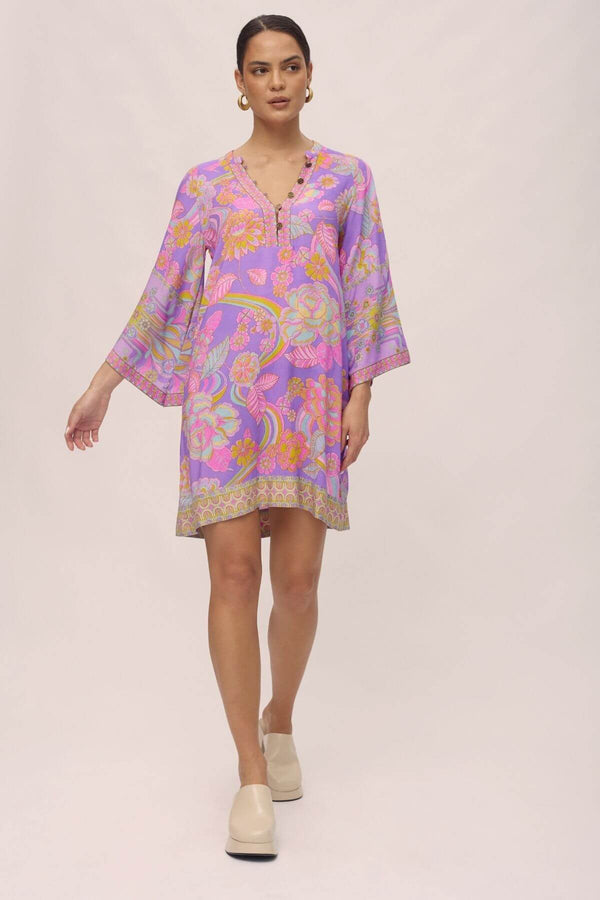 Moonrise Mini Dress - Lilac Wine