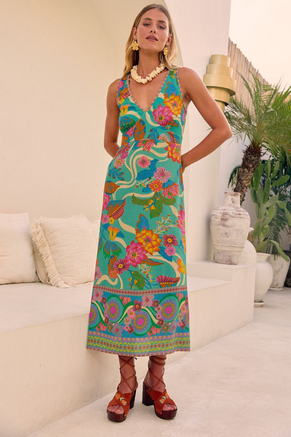 Marley Midi Dress - Summer Sky