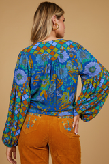 Temple Blouse - Lagoon