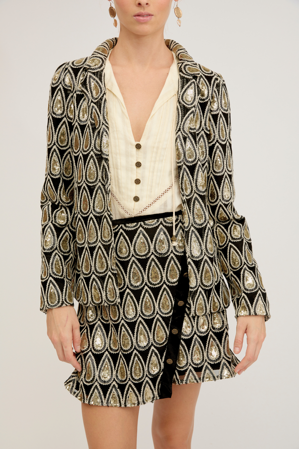 Chaqueta con lentejuelas de cohete - Moondust