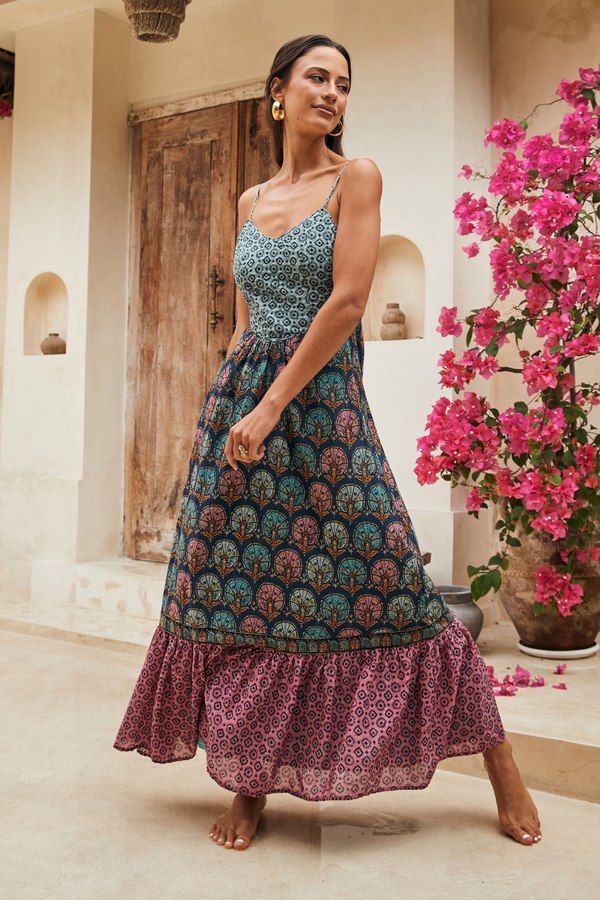 Vestido midi Ophelia - Joya persa 