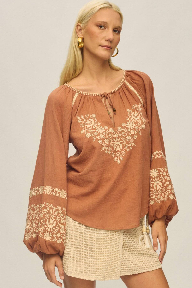 Juni Blouse - Desert Whisper