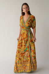 Dawn Wrap Dress - Harvest