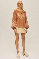 Juni Blouse - Desert Whisper