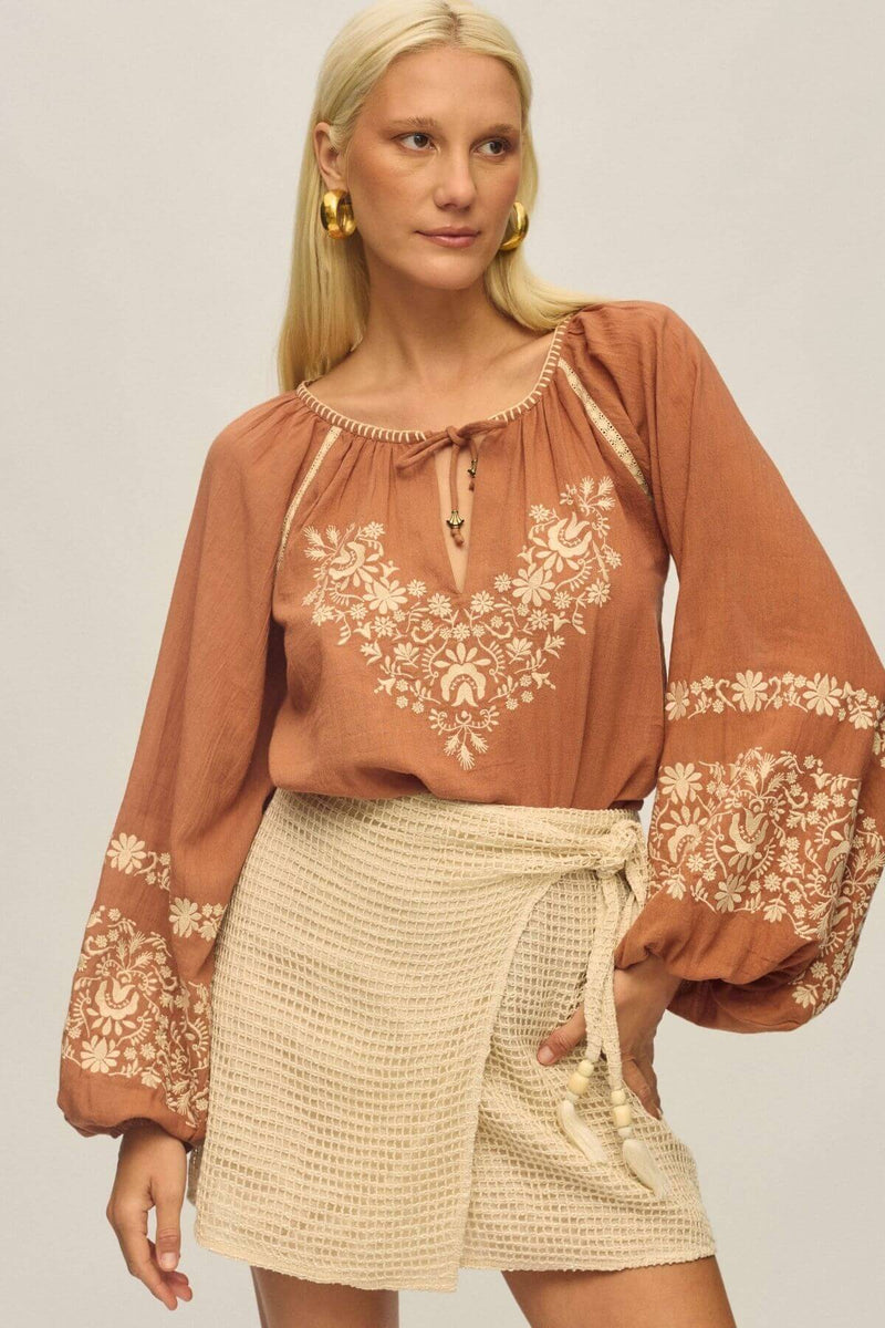 Juni Blouse - Desert Whisper