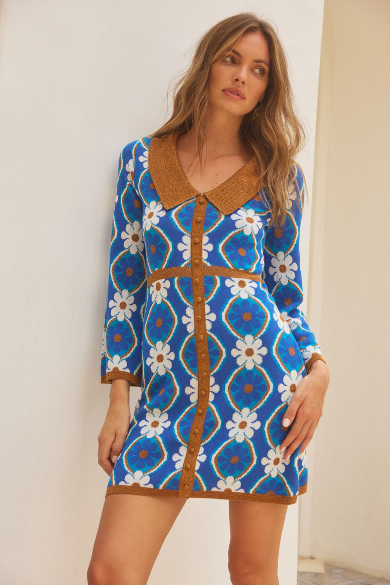 Lou Lou Mini Dress - Mykonos