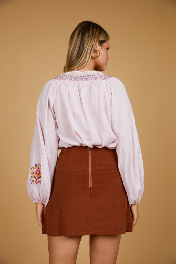 Ziggy Mini Skirt - Tan