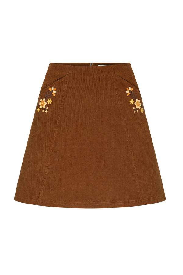 Ziggy Mini Skirt - Tan