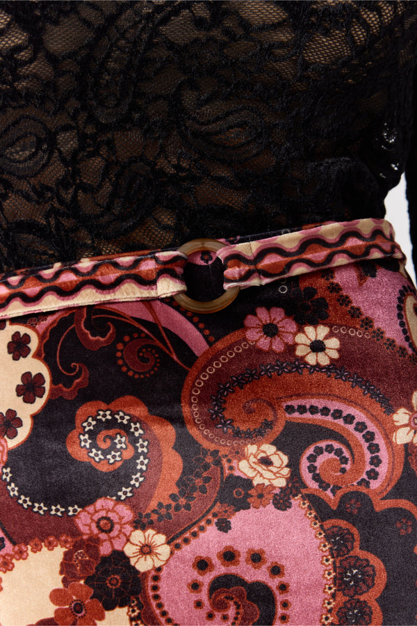 Abigail Maxi Skirt - Mulberry