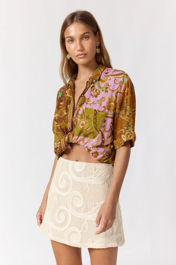 Capri Mini Skirt - Ivory