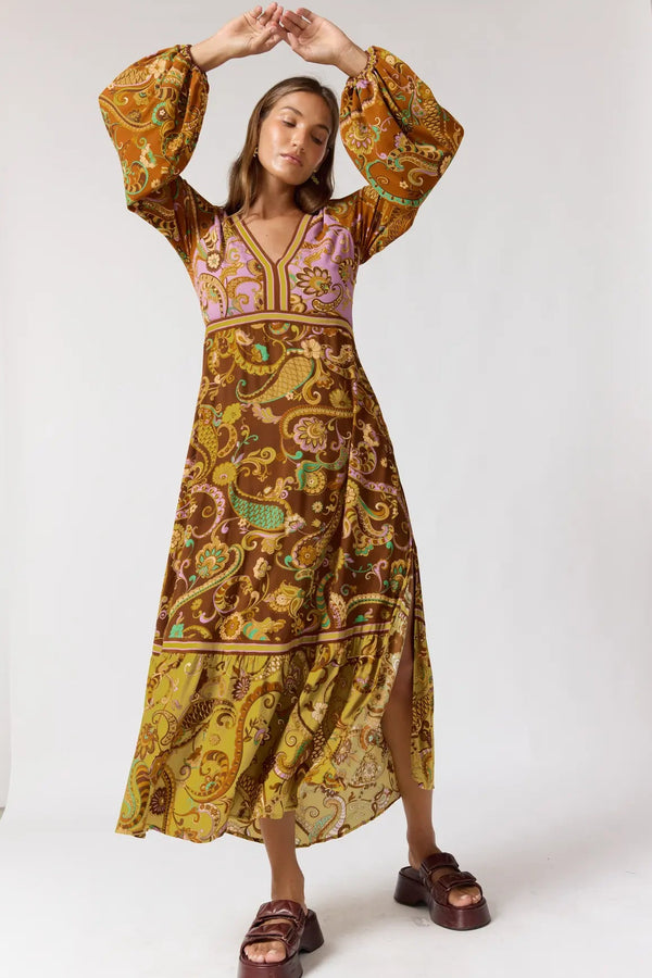 Maple Maxi Dress - Mulberry