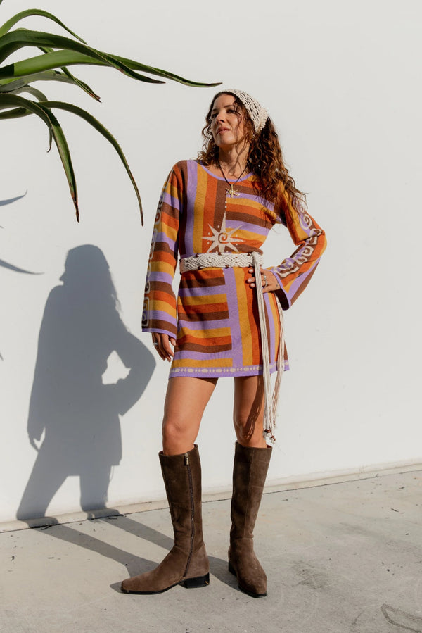 Solara Mini Dress - Havana