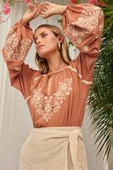 Juni Blouse - Desert Whisper