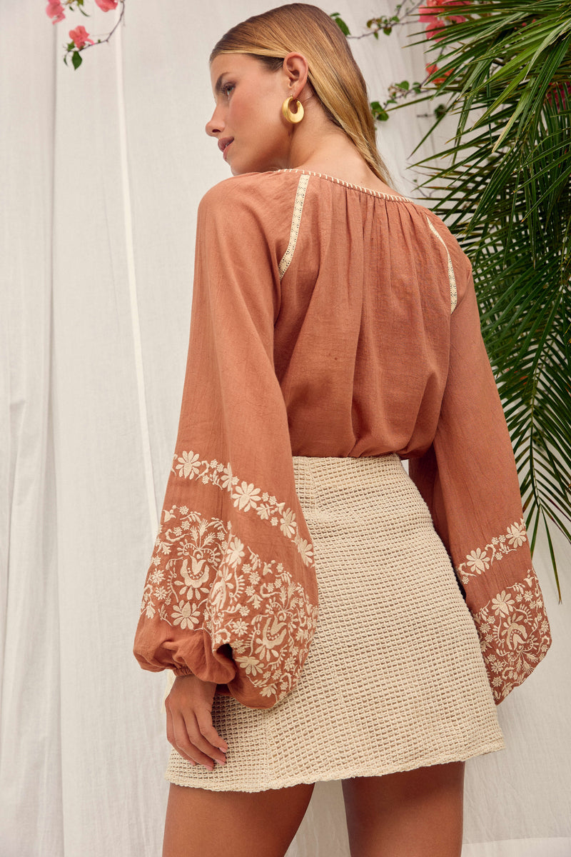 Juni Blouse - Desert Whisper