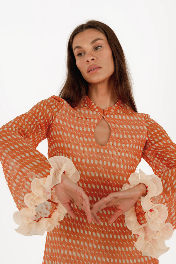 Yas Mini Dress - Ochre