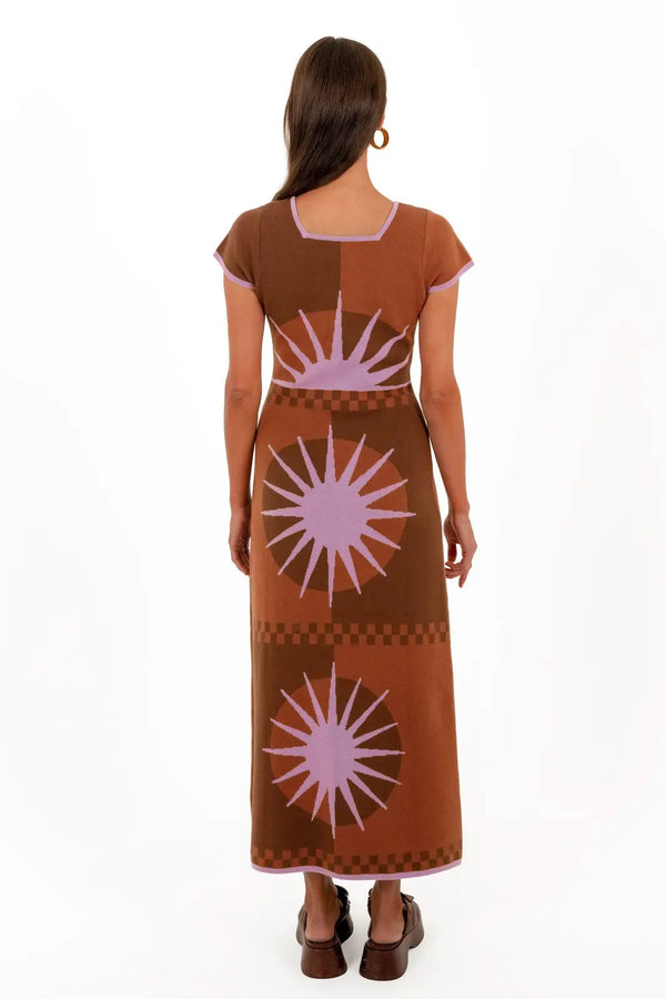Charlie Midi Dress - Cocoa