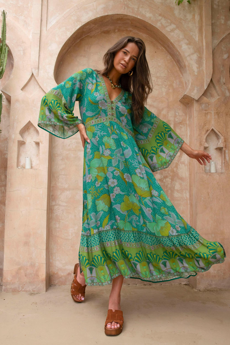 chinese dress ladies Empire Waist Maxi Chiffon Evening Dress for Women main image 1