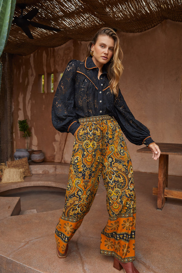 Adriana Blouse - Raven