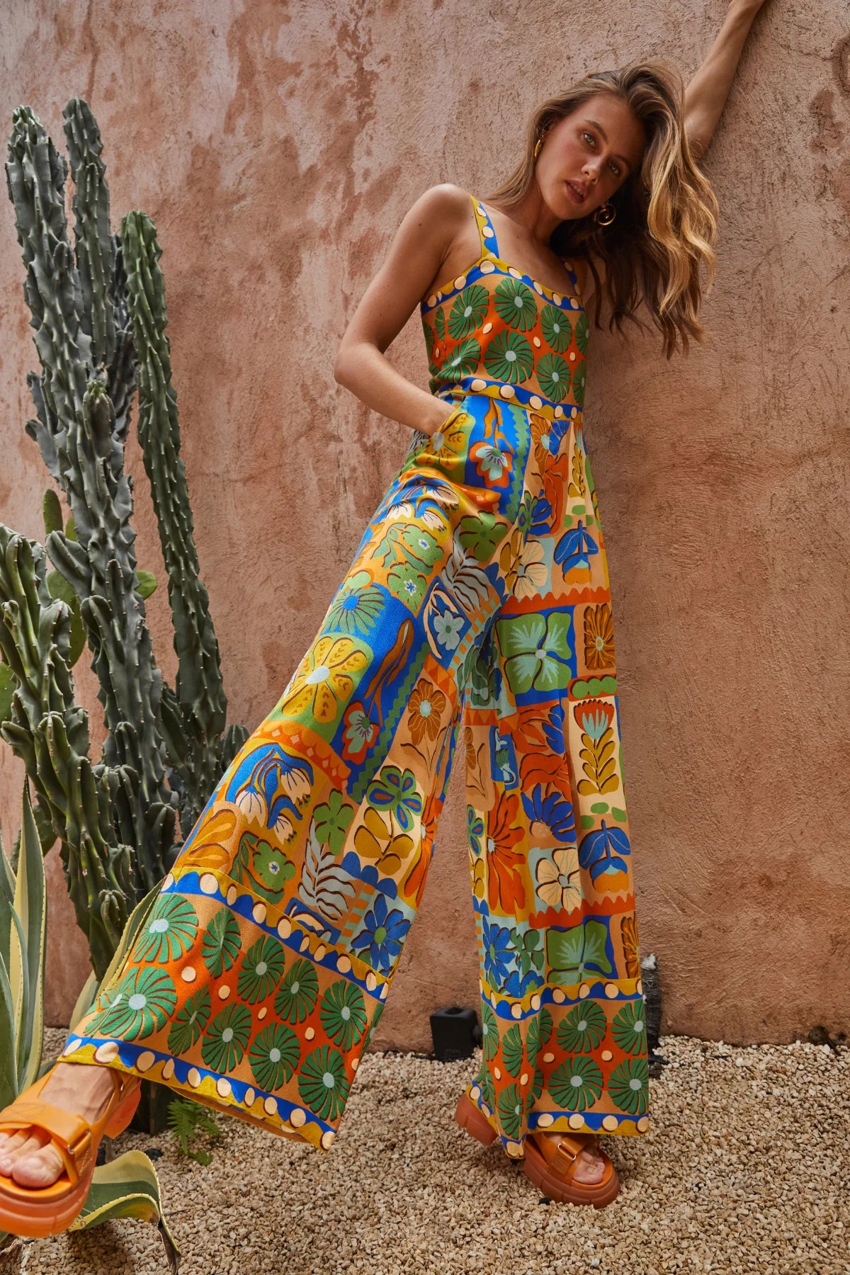 Drifter Jumpsuit Caribbean – Palazzo Jumpsuit | Nine Lives Bazaar