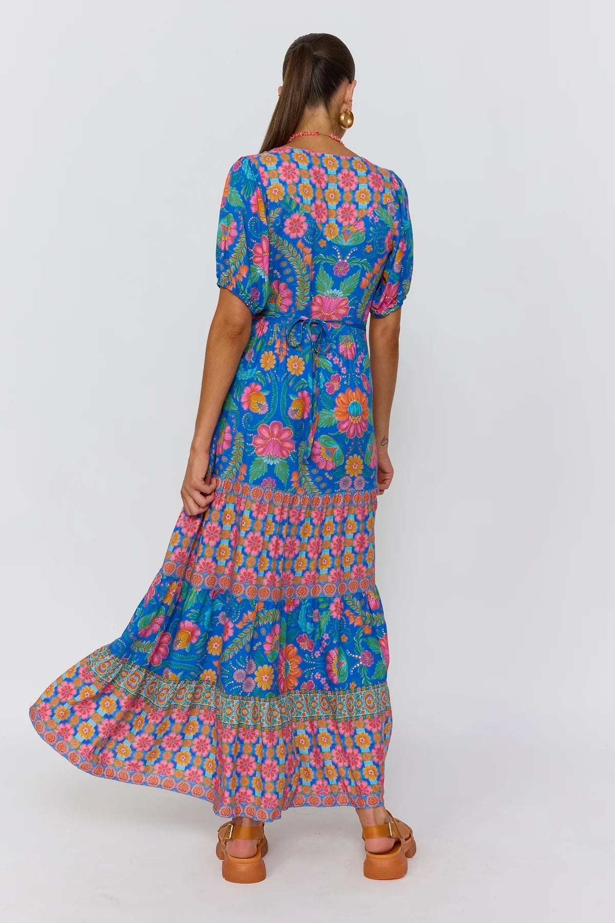 Golden Years Maxi in Mirage ‚ Summer Printed Maxi | NLB – Nine