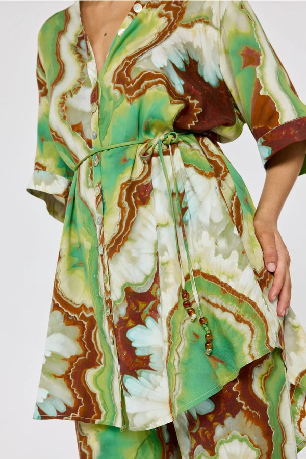 Lois Shirt Dress - Jade