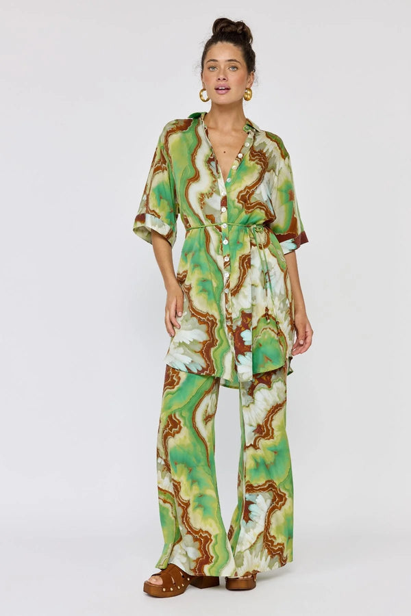 Lois Shirt Dress - Jade