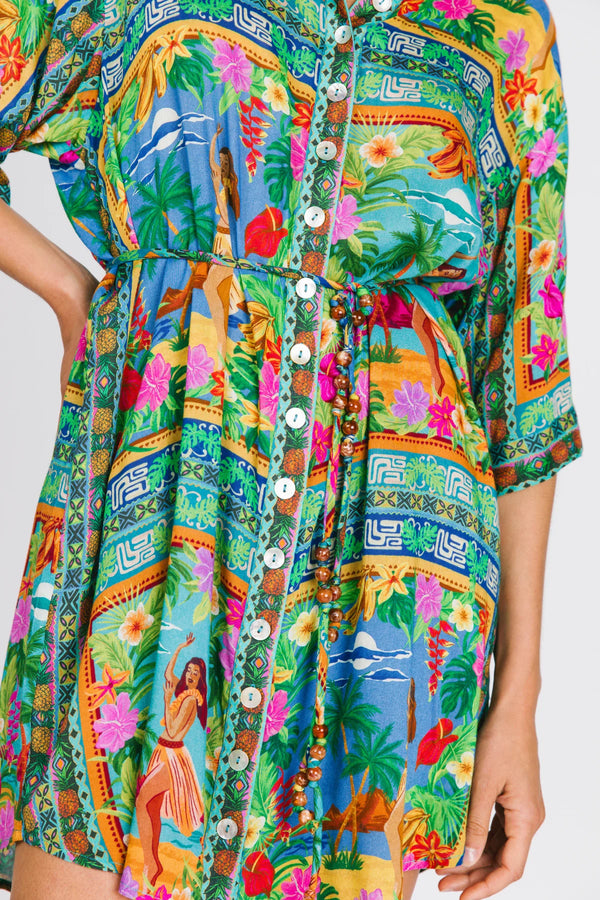 Lois Shirt Dress - Tiki