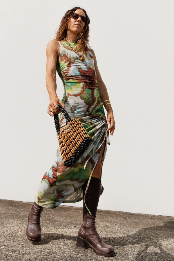 Tullah Midi Dress - Jade