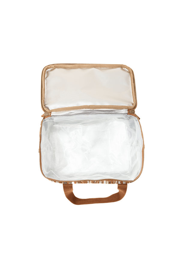 Wandering Folk x Nine Lives Bazaar - Land of the Sun Cooler Bag - Tan