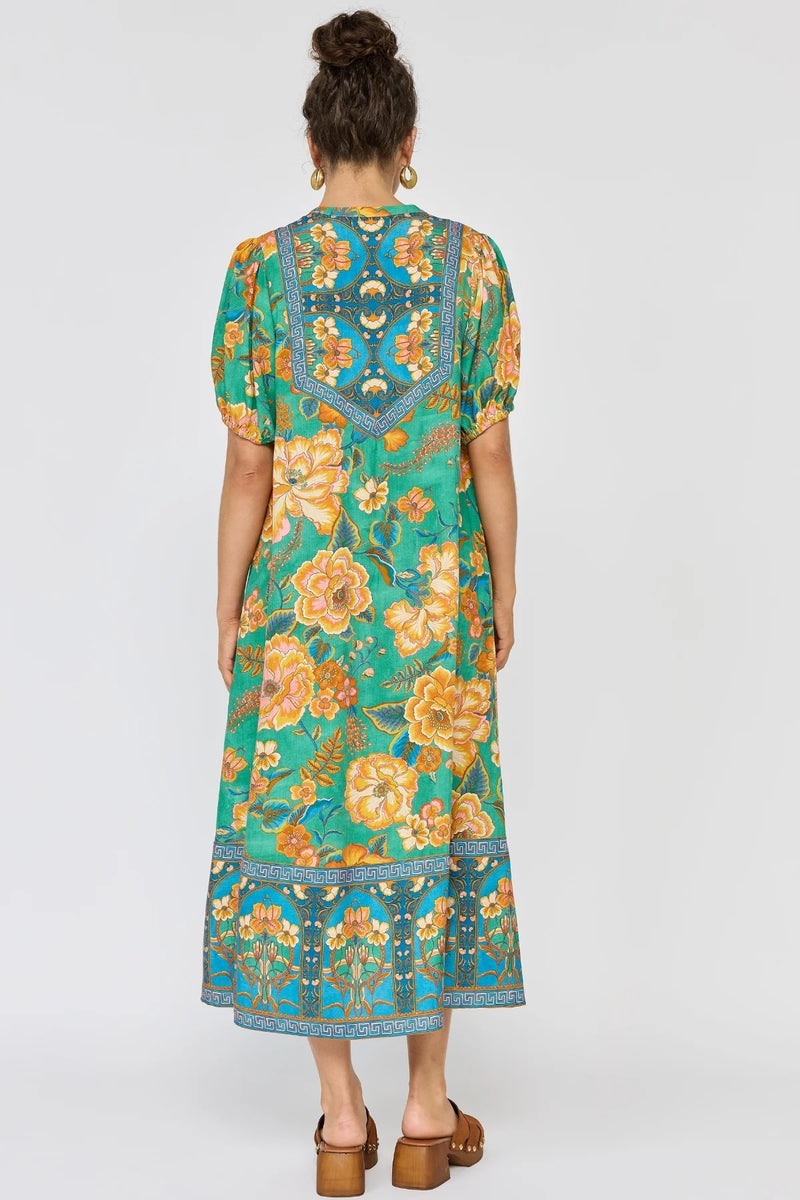 Love Letter Midi Dress - Atlantis