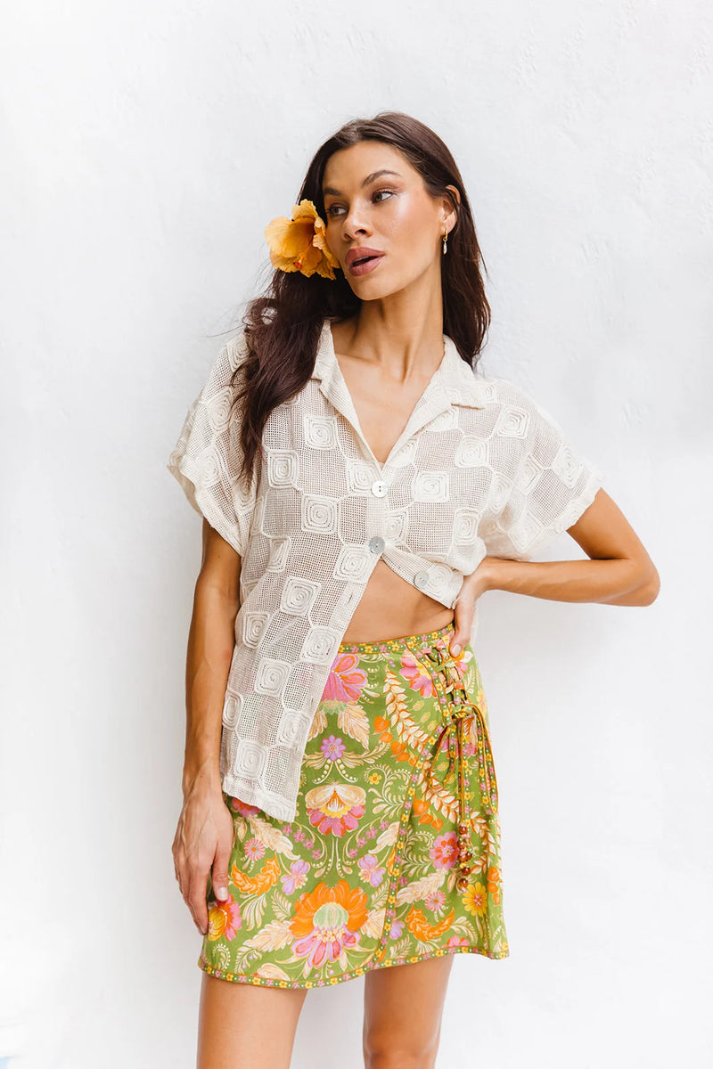 Maison Mini Skirt - Guava