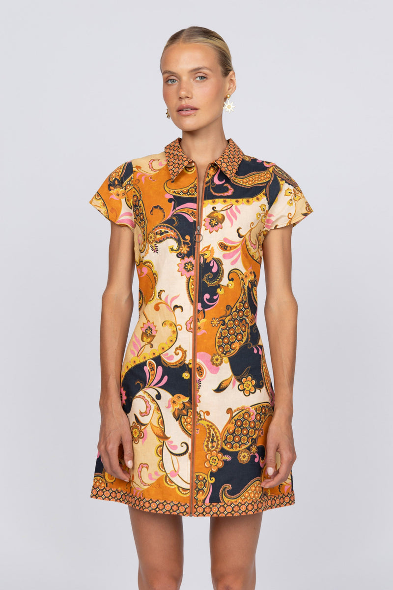 Cindy Mini Dress - Cocoa