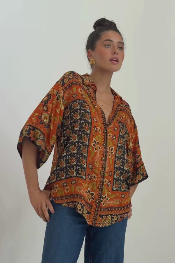 Lois Shirt - Saffron